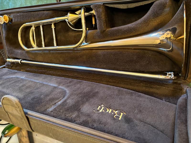 Bach Stradivarius LT42BOG 2000's - Gold Brass Bell/Lightweight Nickel Silver Outer Slide image 1