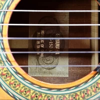 Yamaha G-150A Classical Guitar 1970's Natural image 4