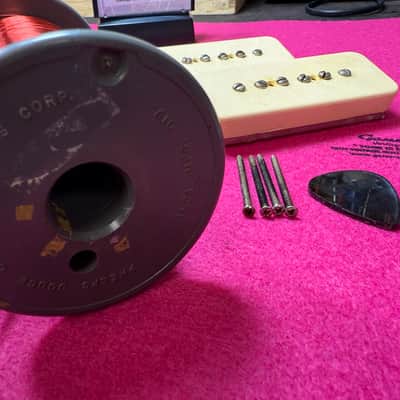 General Vintage Tone NOS Wire Ltd. "Mis 50's LTD" P90 Soapbar Pickup Set – CAB Cream Covers image 15