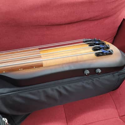Ibanez UB805-MOB Upswing Upright Bass with Stand and Bag - Mahogany Oil Burst image 6