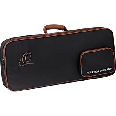Ortega Custom Built Series Double Neck 4 & 8 String Tenor Acoustic-Electric Ukulele w/ Bag image 7