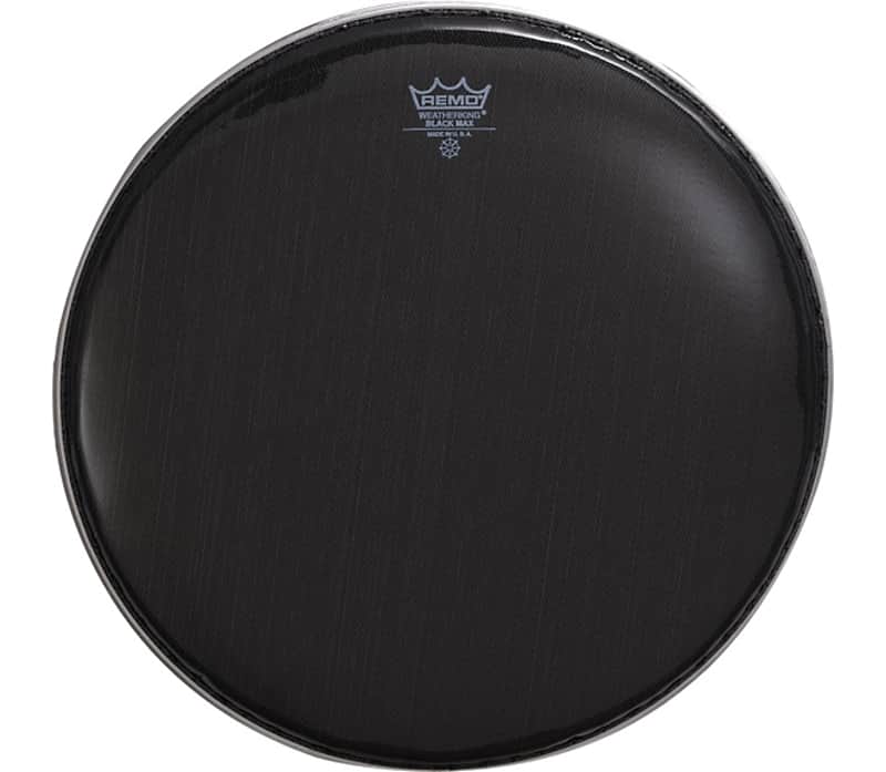 Remo 13" Weatherking Black Max Crimped Marching Snare Drum Head <KS-0613-00> [ProfRev] image 1