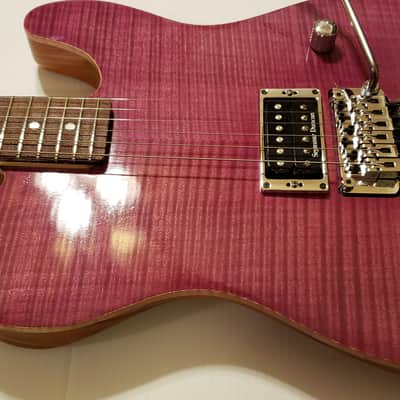 USACG USA made Custom Super Tele Maple/Mahogany 2020 Purple Nitro image 5