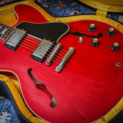 GIBSON USA Custom Shop '63 ES-335 Block Reissue "Faded Cherry" (2014) image 2