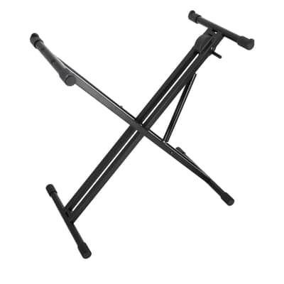 Rockville RKS-AIR Hydraulic Air Powered Keyboard Stand with DJ Table Shelf image 11