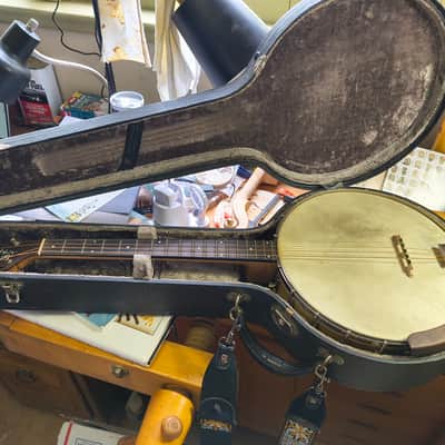 Triple-X Tenor Banjo William L. Lange Co. 1920’s  Style “A” 17 Fret - w/OHSC image 1