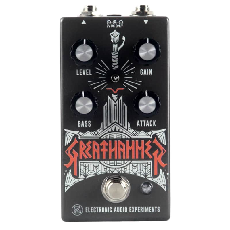New Electronic Audio Experiments Greathammer Bass Guitar Overdrive Effects Pedal image 1