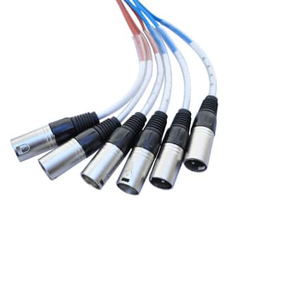 Seismic Audio 6 Channel Drop Snake Cable - 30 Foot Pro Audio Sub Snake imagen 3
