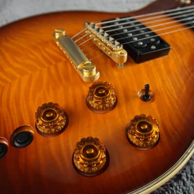 Aria Custom Shop PE-MID-I MIJ Flame Top MIDI Guitar w/ Original Case & Paperwork image 20