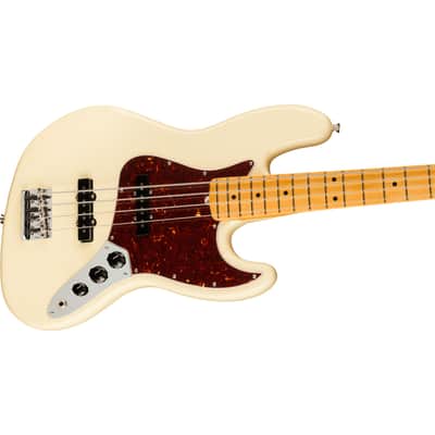 Fender American Professional II Jazz Bass MN (Olympic White) - 4-String Electric Bass image 3