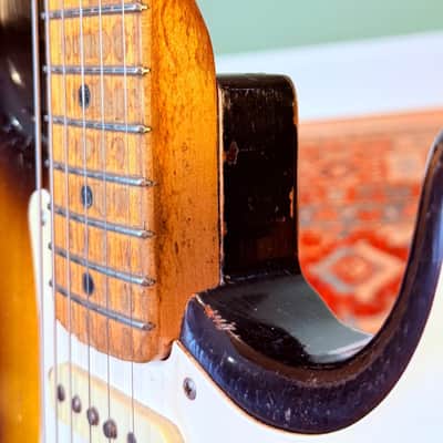 ORIGINAL 1957 Fender Stratocaster - Sunburst w/ OHSC Vintage - SEE VIDEO image 22