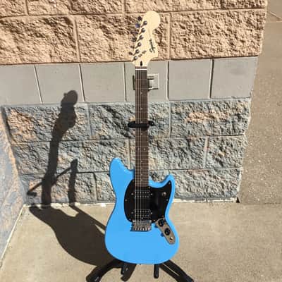 Squier Sonic Mustang HH California Blue (Blemish/Relic) image 2