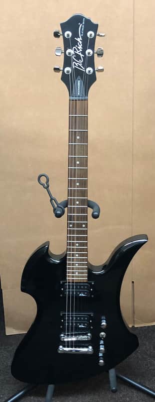 B.C. Rich Platinum Series Mockingbird 2002 - Gloss Black - Korea image 1