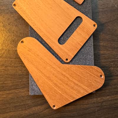Guilford Mahogany Backplate and Truss Rod Combo Set fits PRS USA Tremolo equipped image 1