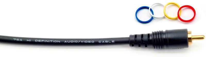 Mogami Pure Patch RR-20 Mono RCA to RCA, 75 ohm for Audio, Video, S/PDIF 20 feet image 1