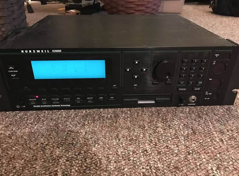 Kurzweil K2000R Rackmount Digital Workstation Sound Module | Reverb
