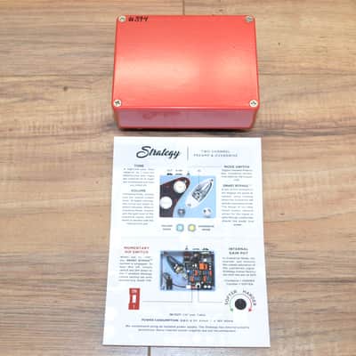 Coppersound Pedals STRATEGY V2 TWO CHANNEL PREAMP & OVERDRIVE 2022 - Fiesta Red image 4
