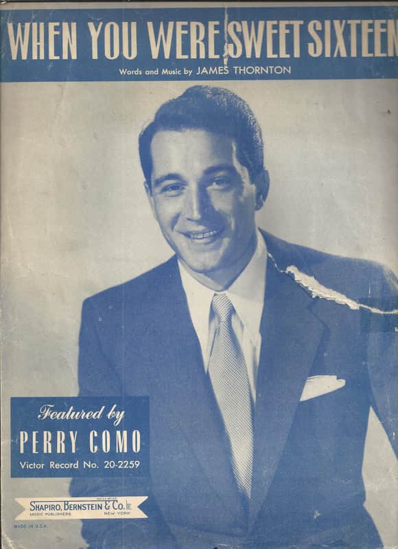 When You Were Sweet Sixteen-Sheet Music image 1