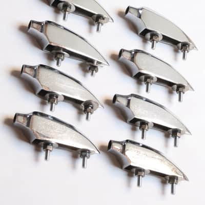 Set of (8) Sonor Tear Drop Style Drum Lugs - 1960s image 1