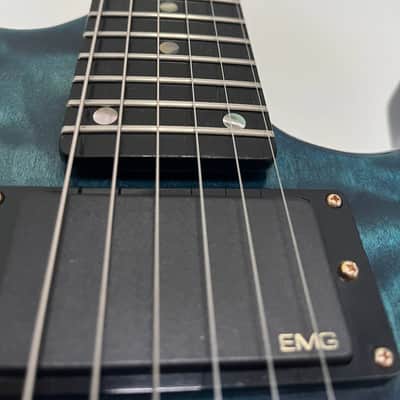 Valley Arts Custom Pro | Year 1990 | Quilted Aqua Burst image 3