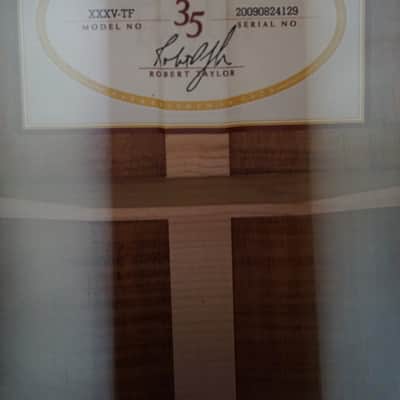 2009 Taylor XXXV-TF 35th Anniversary Grand Concert Koa/Engelmann image 7