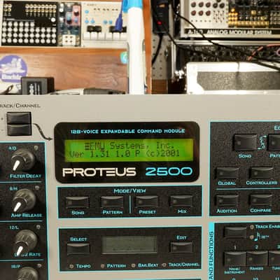 E-MU Systems Proteus 2500 Rackmount 128-Voice Sampler Module 2001 - Black