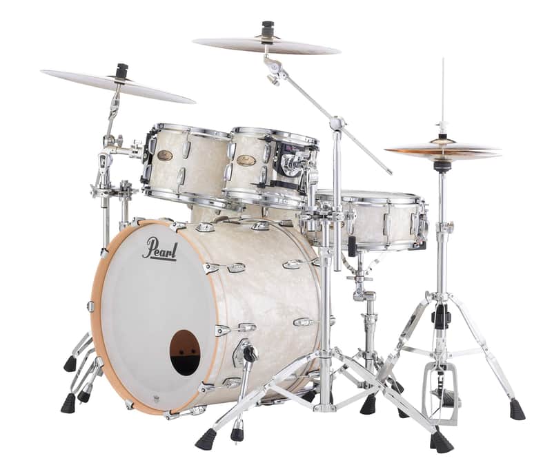 Pearl Session Studio Select Series 4-Piece Shell Pack with 24" Bass Drum - Nicotine White Marine Pearl (STS924XSP/C405) image 1