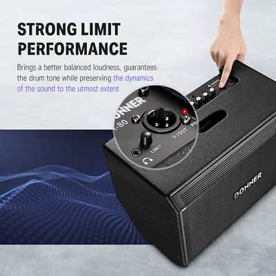 Donner Electric Drum AMP 80-Watt Wireless DDA-80 image 2