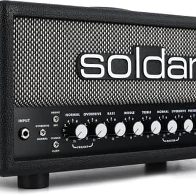 Soldano SLO-30 Super Lead Overdrive 30-watt Tube Head - Salt & Pepper Grille image 2