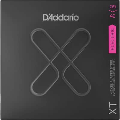 D'Addario XTE0942 XT Electric Nickel Plated Steel Super Light 9-42 image 1