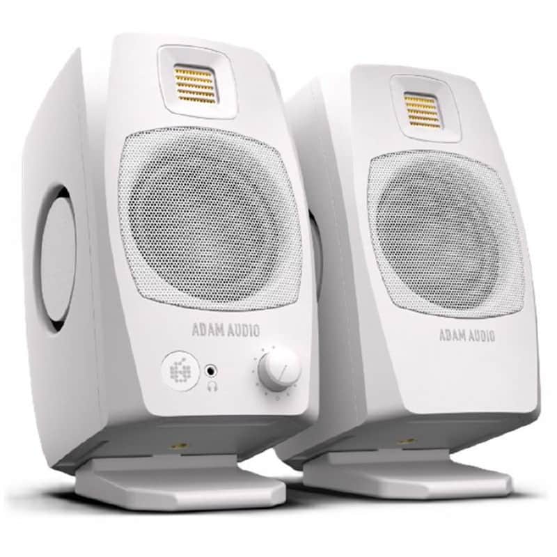 Adam Audio D3V 2-Way Active 3.5" Desktop Studio Monitor System (pair, white) image 1