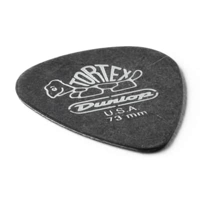 Dunlop 488R.73 Tortex® Pitch Black Standard Guitar Picks 72 Pack image 4