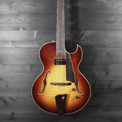 Eastman AR480CE John Pisano 30th Anniversary Archtop Electric Guitar Sunburst image 2