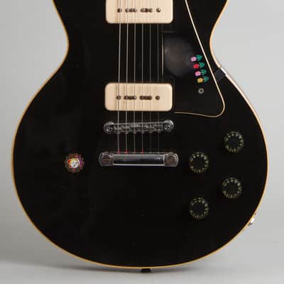 Gibson  Les Paul Pro Deluxe Solid Body Electric Guitar (1977), ser. #06113357, original molded black plastic hard shell case. image 4
