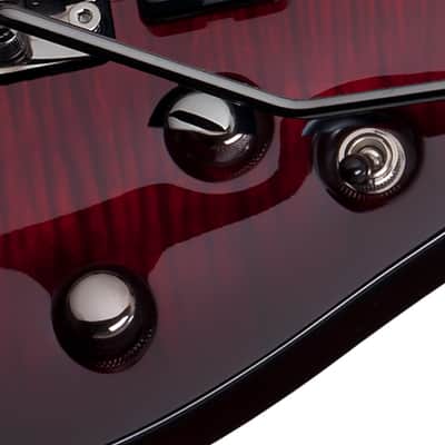 Schecter #3260 Demon-7 Crimson Red Burst - 7 String Electric Guitar w/Floyd Rose image 4