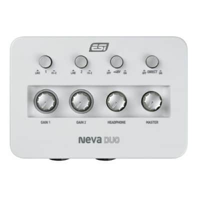 ESI Neva Duo 2x2 24-bit/192kHz USB 3.1 Audio Interface With USB-C Connector (B-STOCK) image 1