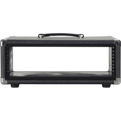 Gator GR-RETRORACK-3BK Rack en bois 3U vintage amp noir image 3