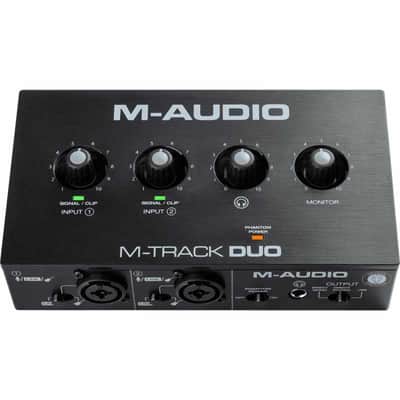 M-Audio MTRACK-DUO Interface audio 2 canaux, 2 entrées combo XLR/jack image 1