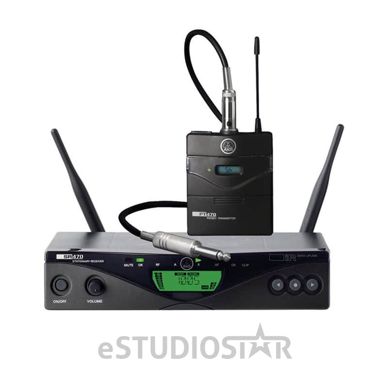 AKG WMS470 Wireless Instrument/Guitar Set - Band 1 image 1