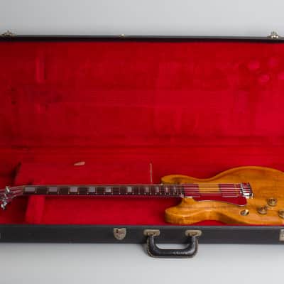 Travis Bean  TB-1000A Artist LEFT HANDED Solid Body Electric Guitar (1977), ser. #1189, original black tolex hard shell case. image 10