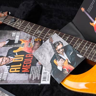 Al Di Meola’s European Tour PRS Prism – Signed & Dedicated to His Longtime Tech/Engineer (Impeccable Provenance) image 2