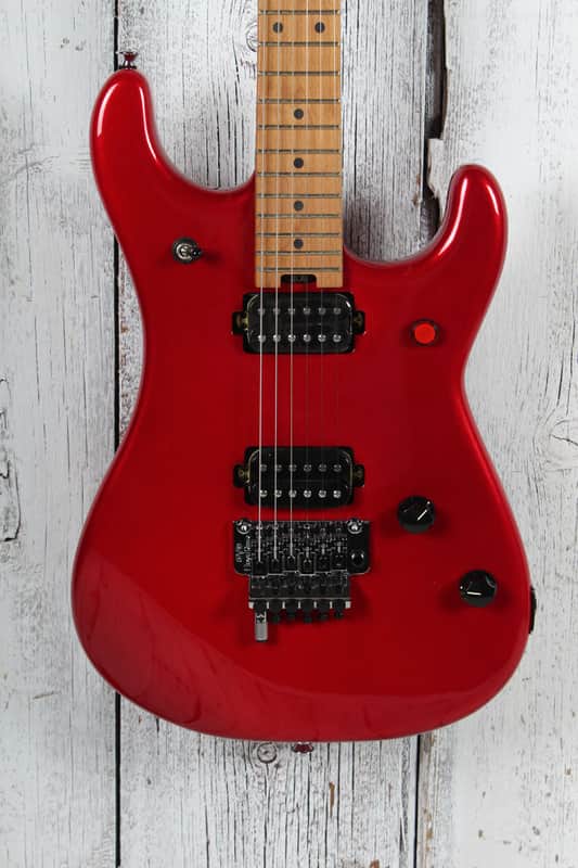 EVH 5150 Series Deluxe Electric Guitar Candy Apple Red Metallic with Gig Bag image 1