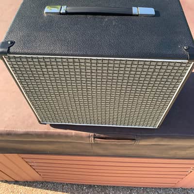 Barefaced Audio Reformer 112 Black 1x12 with Marshall check grill cloth unloaded empty cab image 2