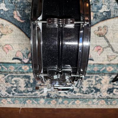 Ludwig Acrolite Black Galaxy "Blackrolite" Late 80s-Early 90s, Clean image 6