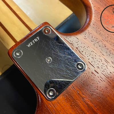 1986 Wal Mk1 4-String Bass Padauk Facings image 15