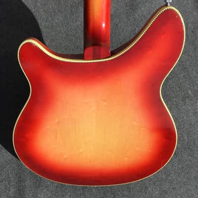 Rickenbacker 360 1967 - Fireglow Red Sunburst - Thinline Hollow Body image 13