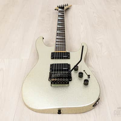 1990 Charvel by Jackson Soloist SL-140-HH Neck Through Platinum Pearl w/ Floyd Rose image 11