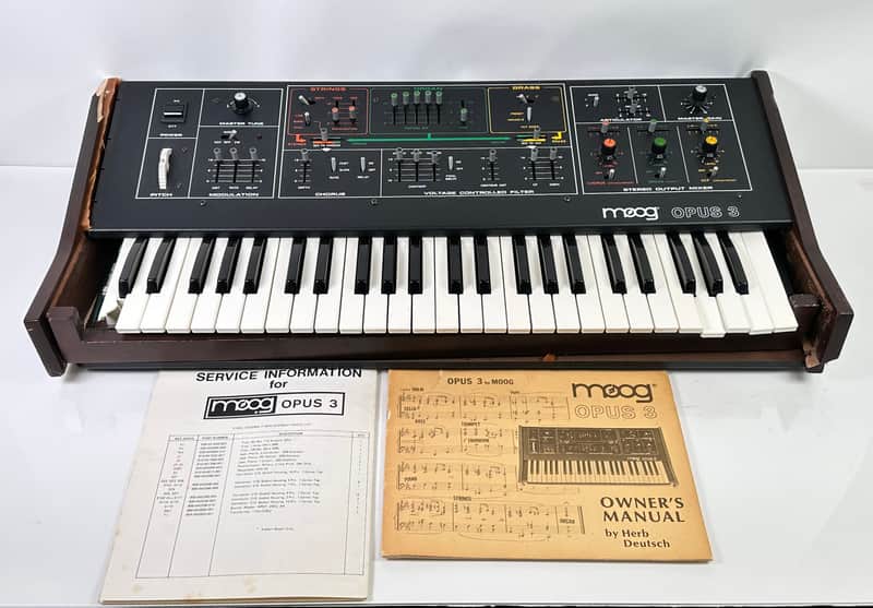 Moog Opus 3 Rare Vintage Analog String Machine image 1