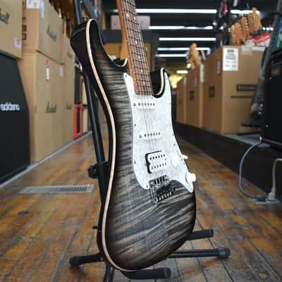 Suhr Standard Plus Electric Guitar Trans Charcoal Burst w/Pau Ferro Fingerboard, Padded Gig Bag image 2