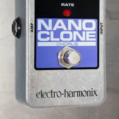 EHX ELECTRO-HARMONIX NANO CLONE ANALOG CHORUS PEDAL + FREE PATCH CABLE image 1